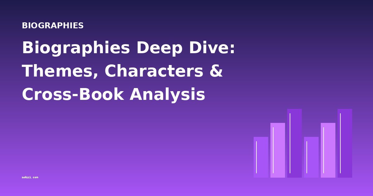 Biographies Deep Dive: Themes, Characters & Cross-Book Analysis