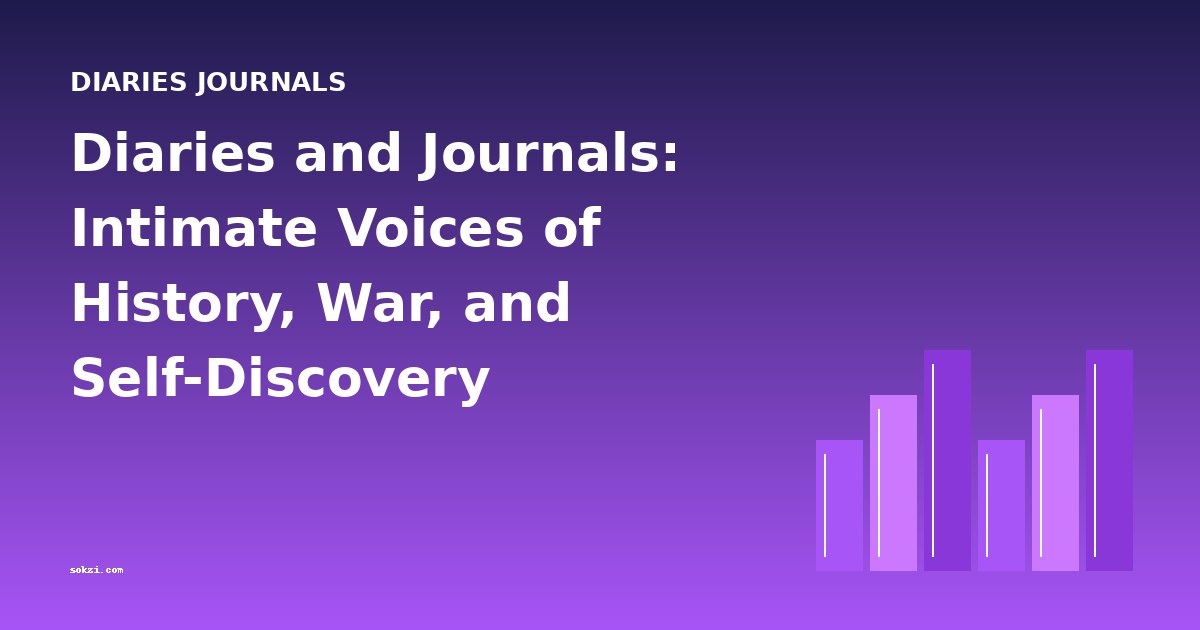 Diaries and Journals: Intimate Voices of History, War, and Self-Discovery