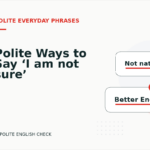 Polite Ways to Say ‘I am not sure’