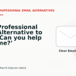 Professional Alternative to ‘Can you help me?’