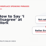 How to Say ‘I disagree’ at Work