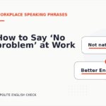 How to Say ‘No problem’ at Work