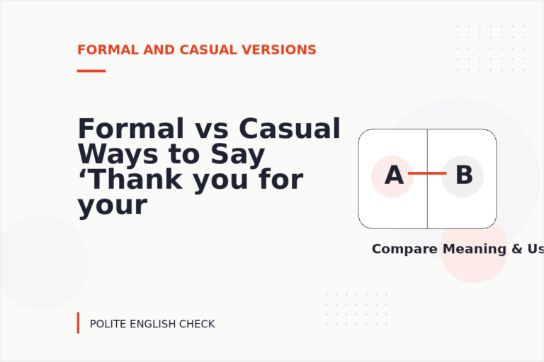 Formal vs Casual Ways to Say ‘Thank you for your help’ Formal vs Casual Ways to Say ‘Thank you for your help’