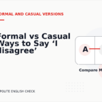 Formal vs Casual Ways to Say ‘I disagree’